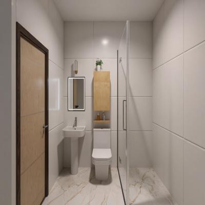 Contemporary Neutral Toned Bathroom