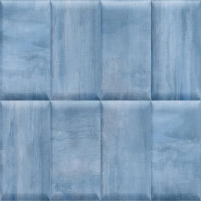 Soothing Painted Kitchen Tiles