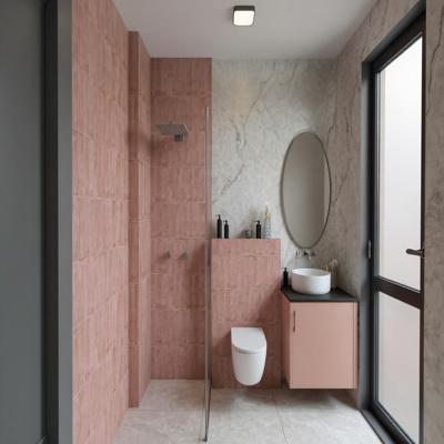 Rose and Marble Washroom