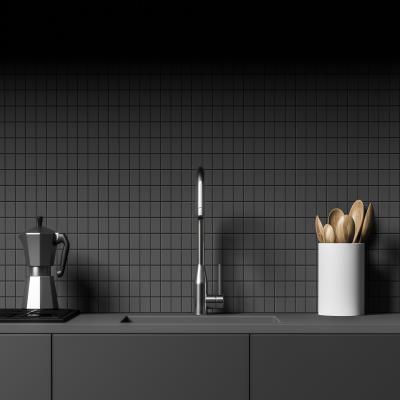 Stylish Dark Kitchen Tiles
