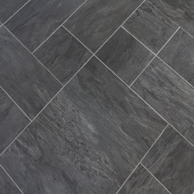 Strong Black Slate Kitchen Floor Tiles