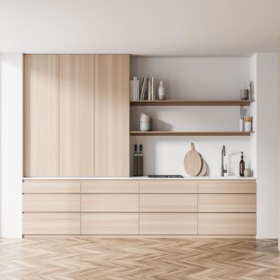 Low Cost Wooden Modular Kitchen Design