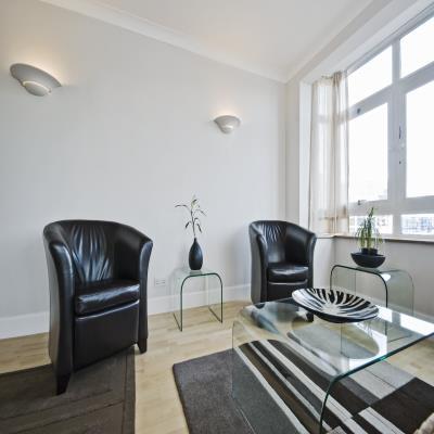 Contemporary Glass End Tables for Living Room