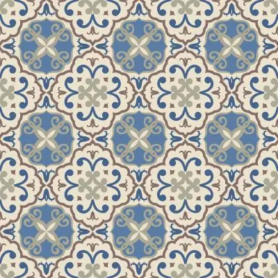 Seamless Pattern  Victorian Kitchen Tiles