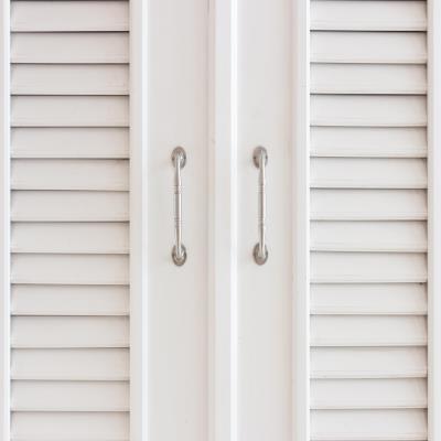 Plain White Two Door Wardrobe