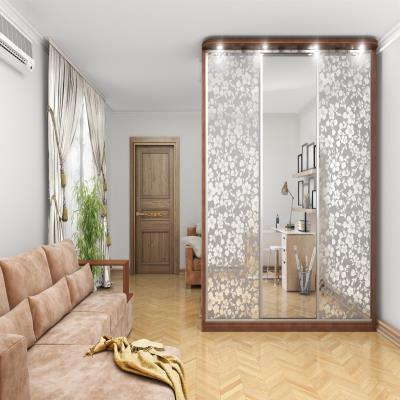 Thin Wardrobe Mirror With Sliding Door