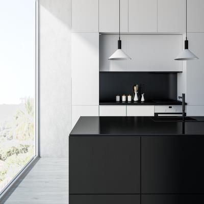 Quoting The Classics: Black and White Kitchen