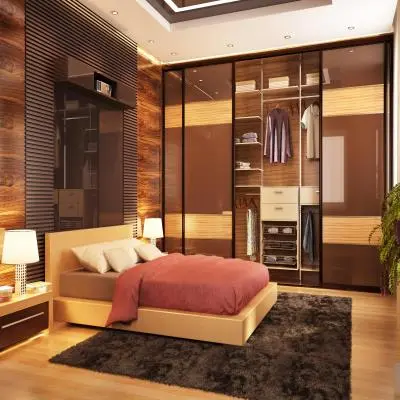 Ultra-Modern Bedroom Sliding Wardrobe