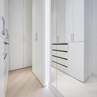 Modern Matte Finish Wardrobe Design