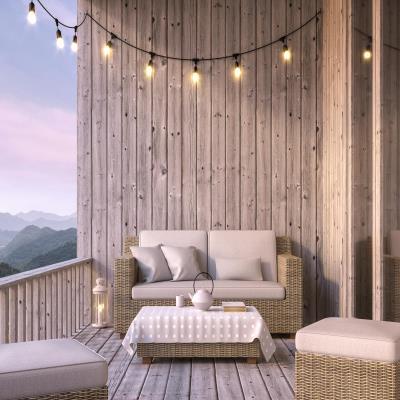 Simple Rustic Balcony Design
