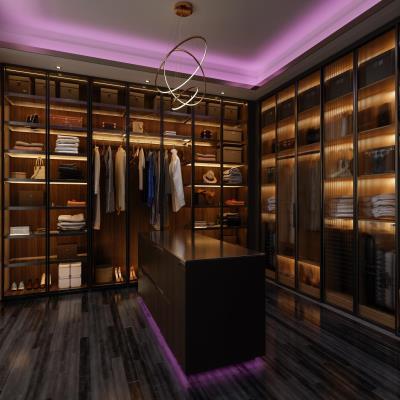 Modern Wardrobe Design with Open Racks