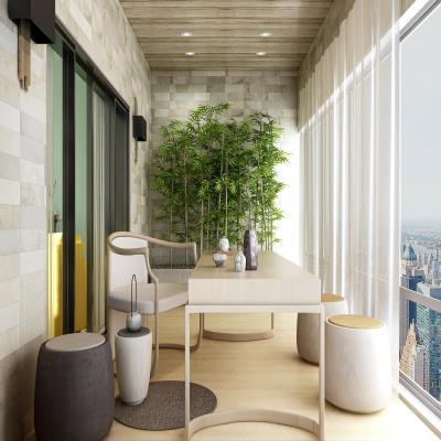 Cosy Spacious Balcony Design