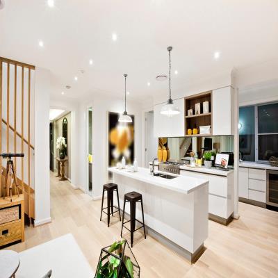 Contemporary White Modular Kitchen