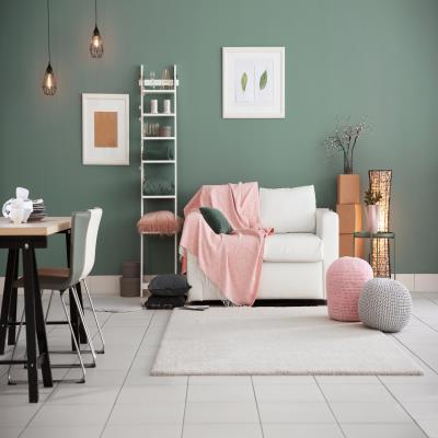 Modern Living Room Chair with Ottoman