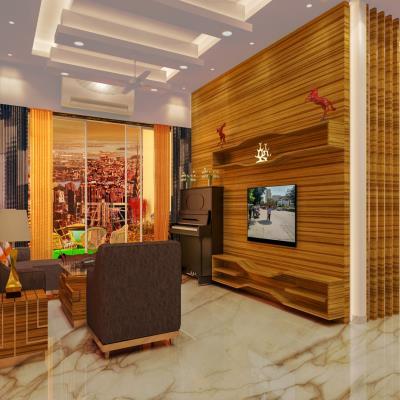 False Ceiling Design for Living Room Space