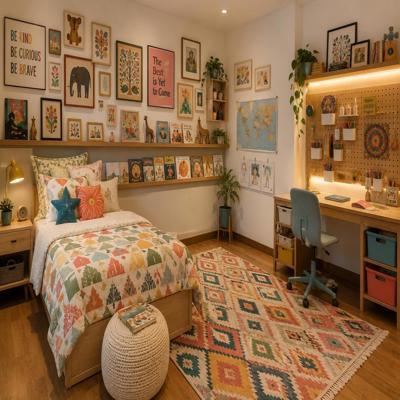 Artistic Kids Bedroom Interior Design