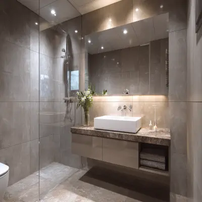 Modern Bathroom Design With A Vanity Unit