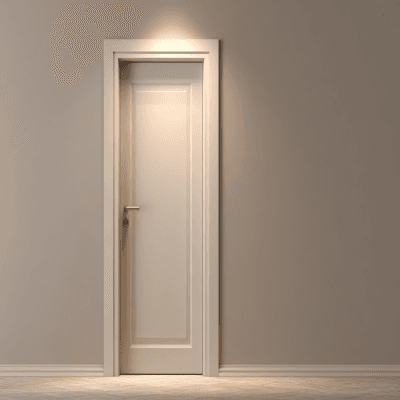 Modern Swing Door Design in Matte Finish