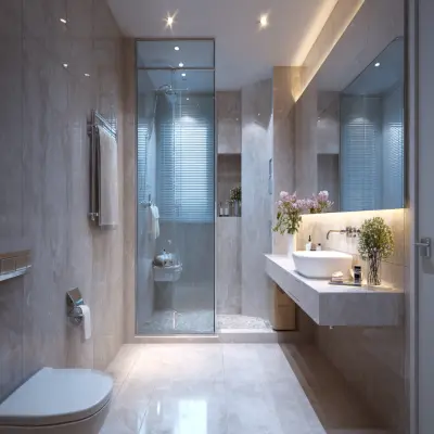 Small Bathroom Idea With A Shower Area