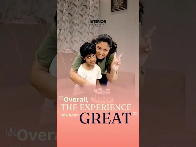 From understanding their vision of a calm, neutral, and timeless home to bringing every detail to life, we're grateful to have earned the trust of Mr. Keshavi Krishnan and Ms. Pooja Nandagaokar from Bengaluru.
Seeing them happy and hearing that their home turned out exactly as they imagined is the most rewarding part of our journey.
Thank you for trusting Interior Company with your dream home. We're grateful to have delivered a space that truly reflects your vision. Here's to many beautiful memories in your new home.
Ready to create a home that's uniquely yours? Book your FREE consultation today.
https://www.interiorcompany.com/