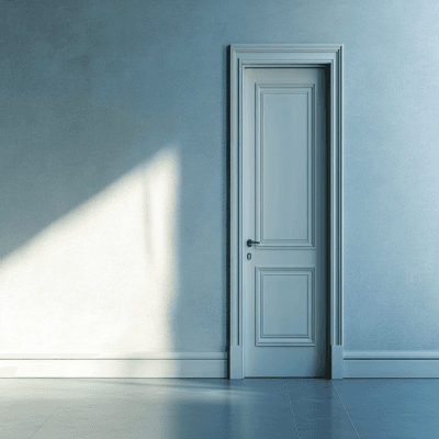 Modern Swing Single Door Design in Matte Finish