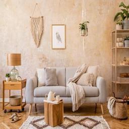 Chunky Boho Decorating Living Room