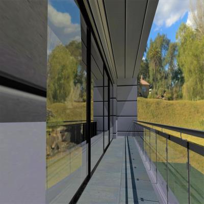 Elegant Balcony Design with Panels