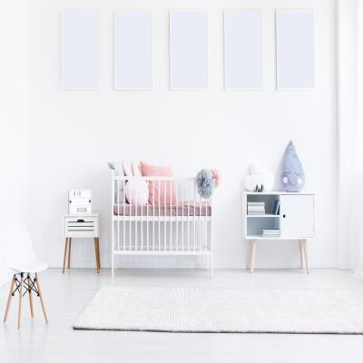 White Kids Room Design