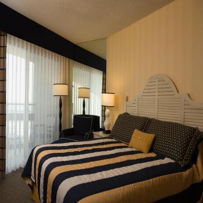 Peaceful Black and Gold Master Bedroom