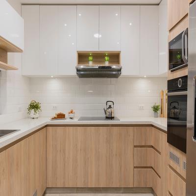 Small and Serene Modular Kitchen Design