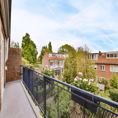 Elegant Contemporary Balcony Design with Elegant Metal Railings