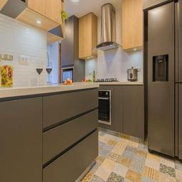 Multicolour Modular Kitchen Design