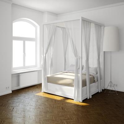 Master Bedroom Design with 4 Poster Bed