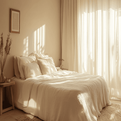 Beige Wall Paint Design for Modern Bedroom and Living Room Walls