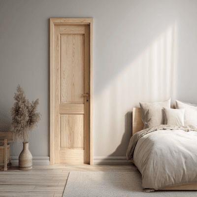 Contemporary Plywood Single Door Design for Front and Bedroom