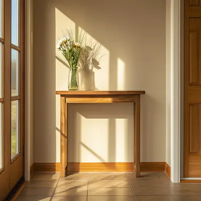 Minimal Beige Wall Paint Design for Modern Living and Foyer