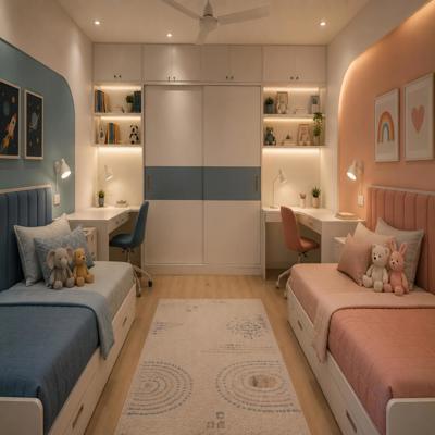 Modern Kids Bedroom for Two Kids