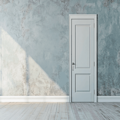 Matte Finish Modern Swing Single Door Design